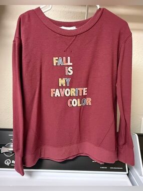 Women’s Size Medium Burgundy Sweatshirt C&C California brand lightweight soft